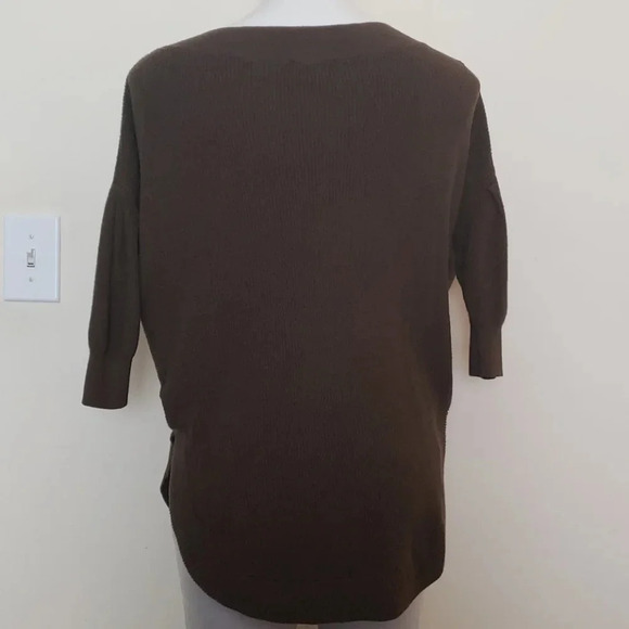 Final Sale Express Brown Asymmetrical Sweater - Picture 9 of 13